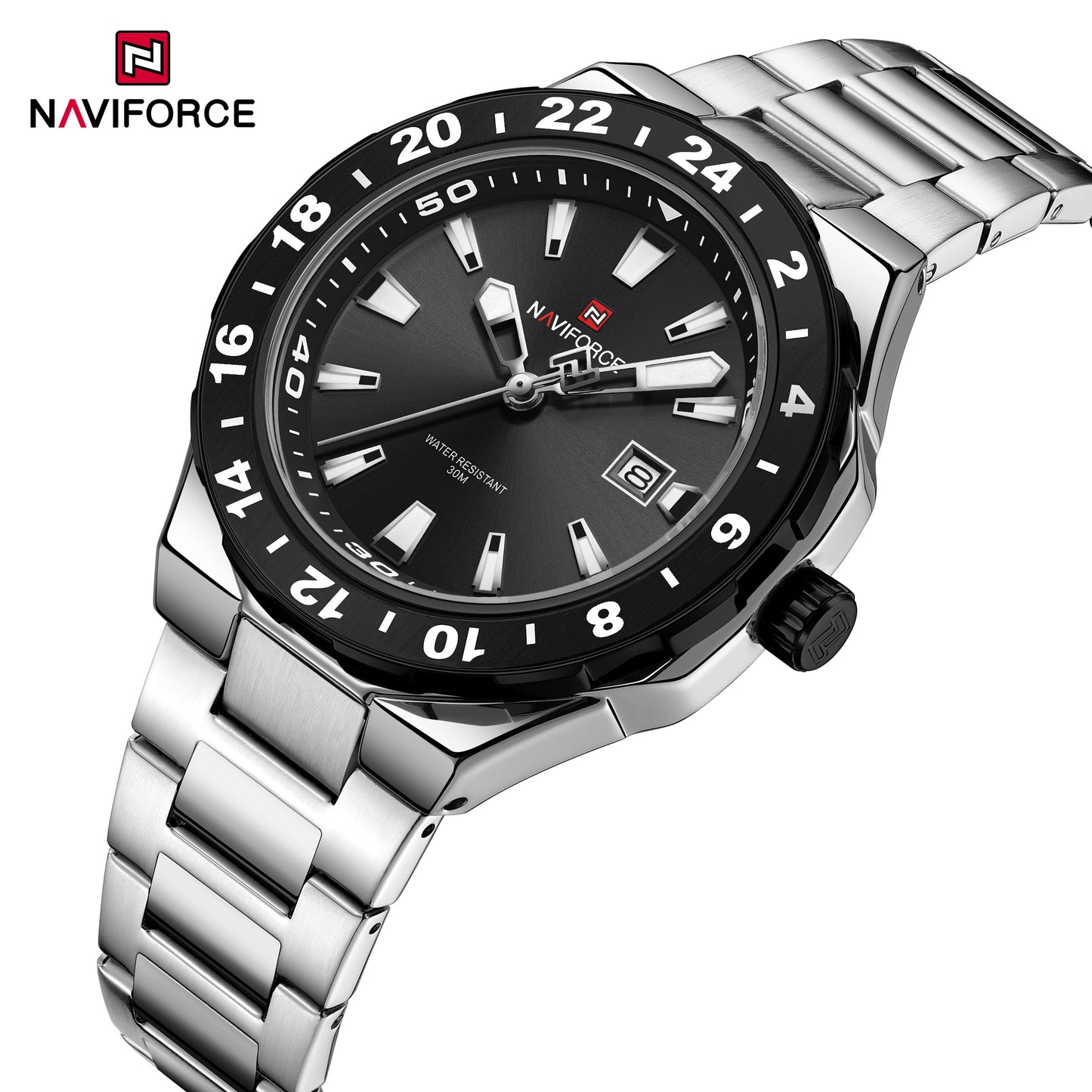 Reloj Naviforce Hombre Plateado NF9249-PLNE