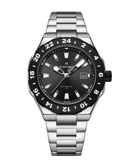 Reloj Naviforce Hombre Plateado NF9249-PLNE