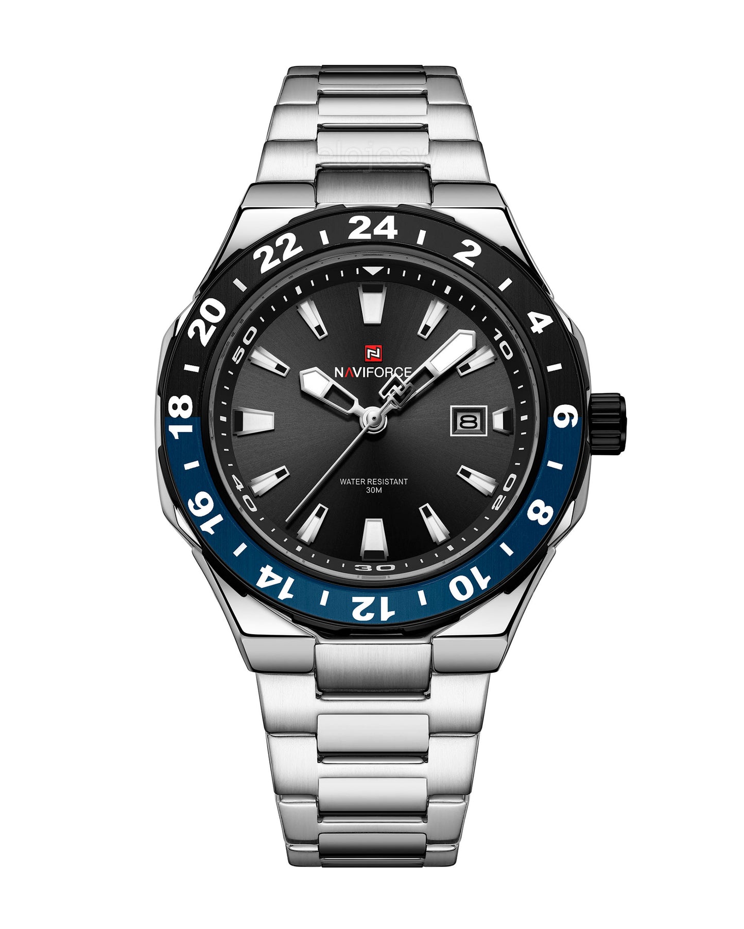 Reloj Naviforce Hombre Plateado NF9249-PLNEAZ