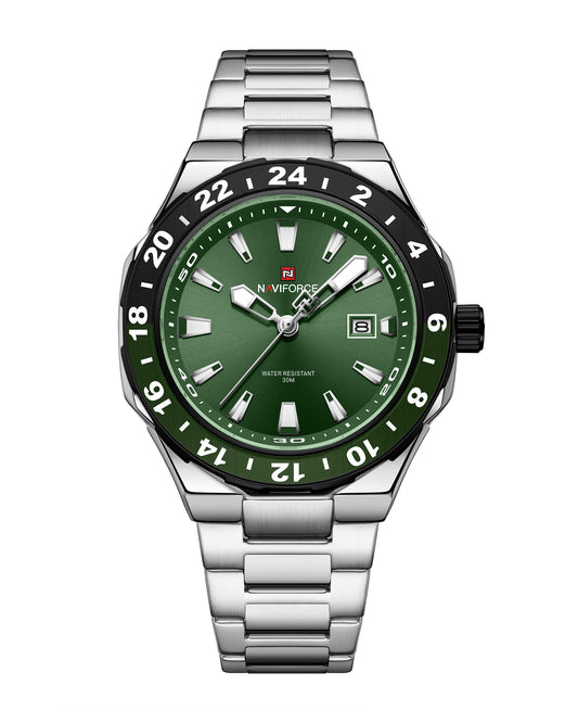 Reloj Naviforce Hombre Plateado NF9249-PLVE