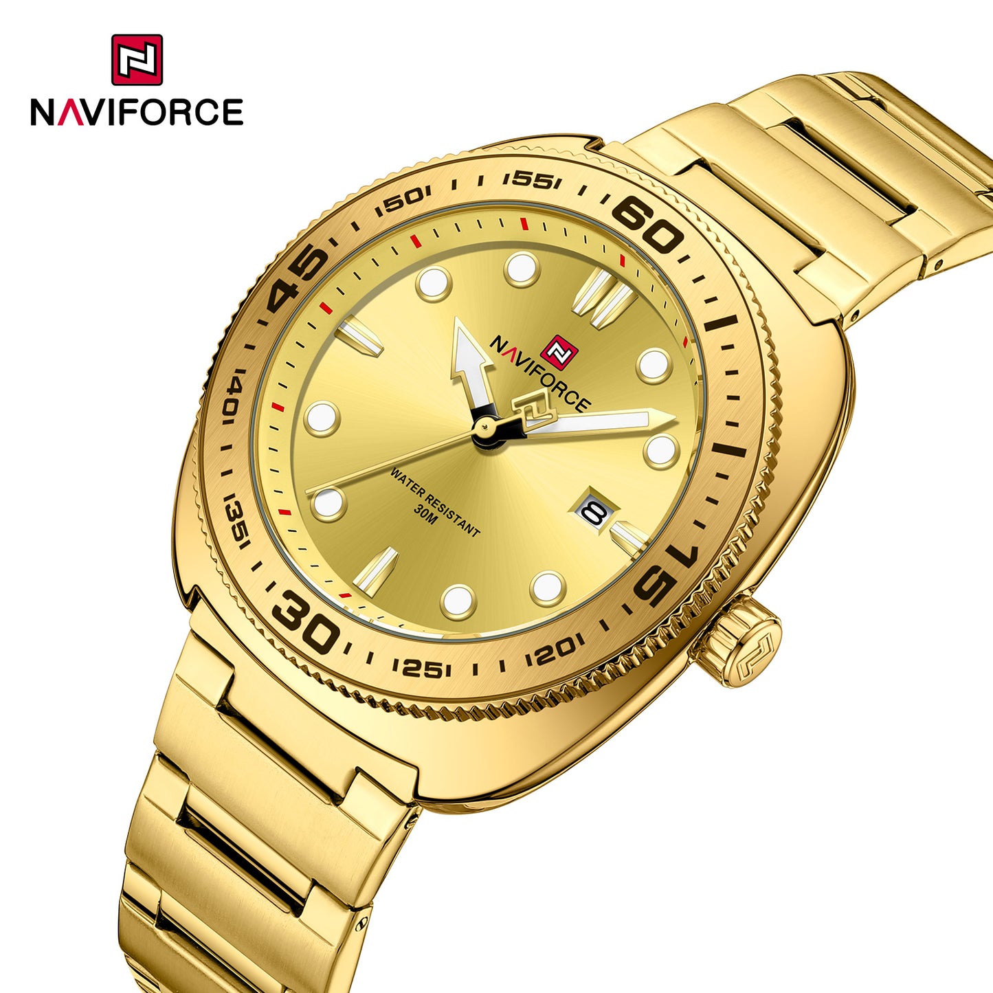 Reloj Naviforce Hombre Dorado NF9250-DODO