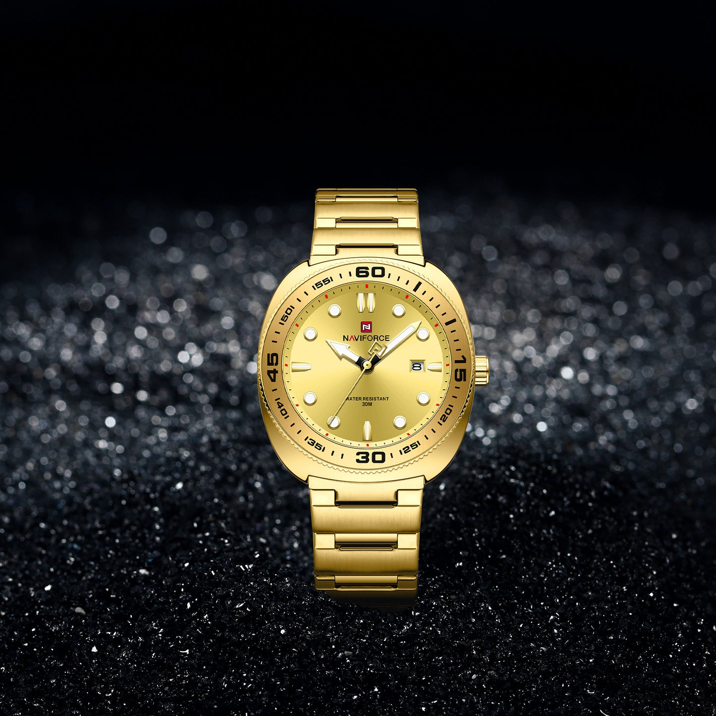 Reloj Naviforce Hombre Dorado NF9250-DODO