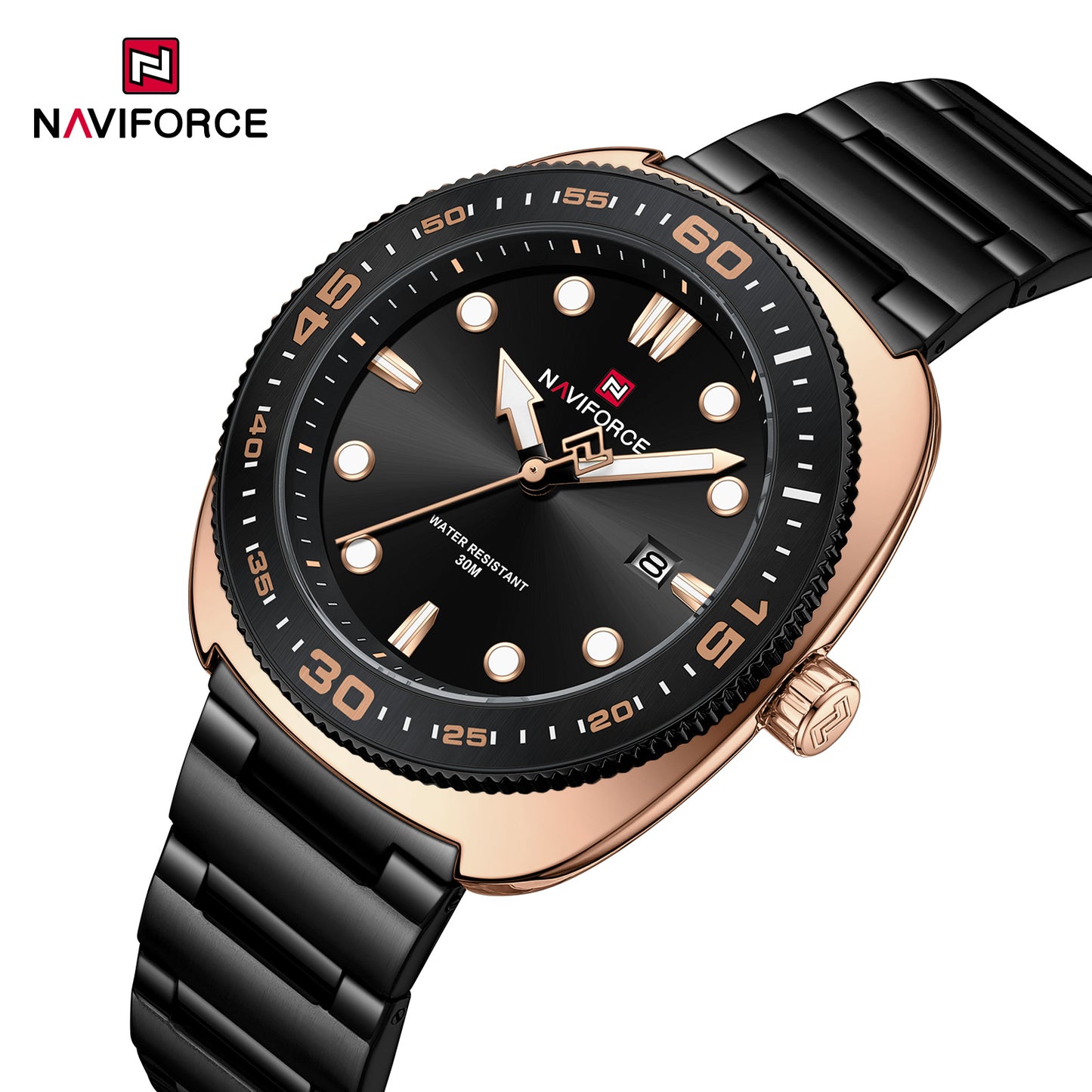 Reloj Naviforce Hombre Negro NF9250-NEOR