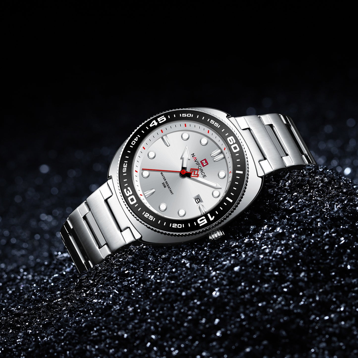 Reloj Naviforce Hombre Plateado NF9250-PLPL