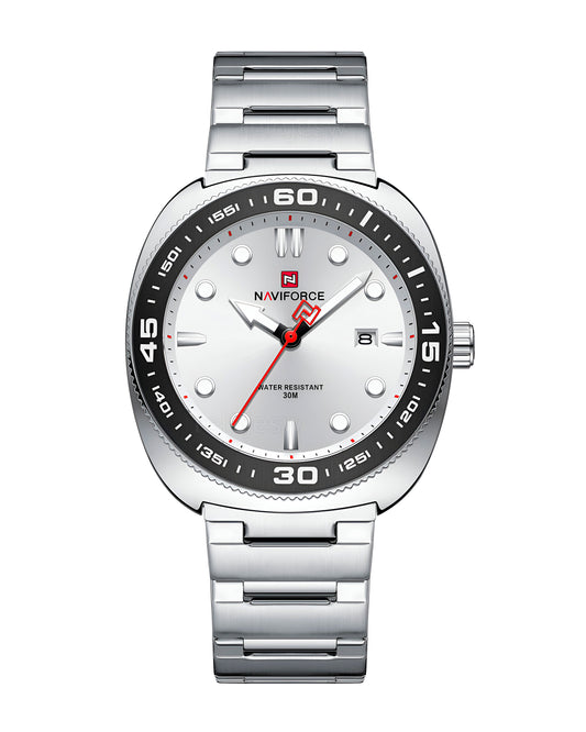 Reloj Naviforce Hombre Plateado NF9250-PLPL