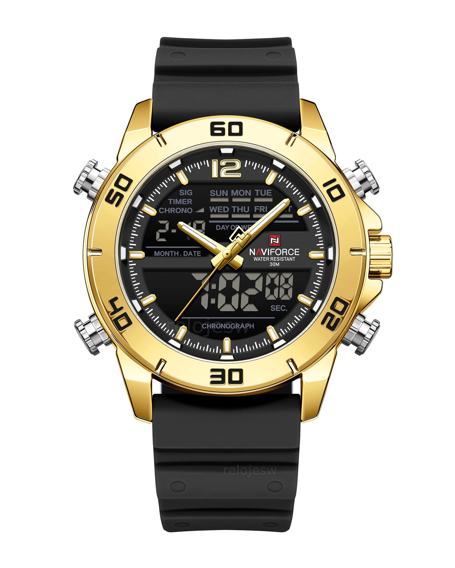 Reloj Naviforce Hombre Negro NF9253-NEDO
