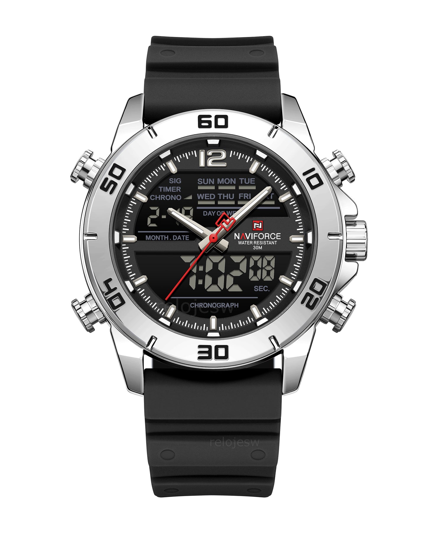 Reloj Naviforce Hombre Negro NF9253-NEPL
