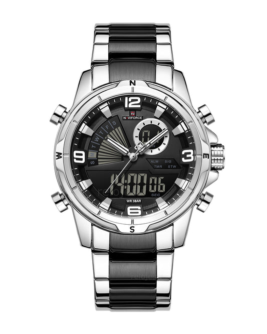 Reloj Naviforce Hombre Plateado NF9257-PLNE