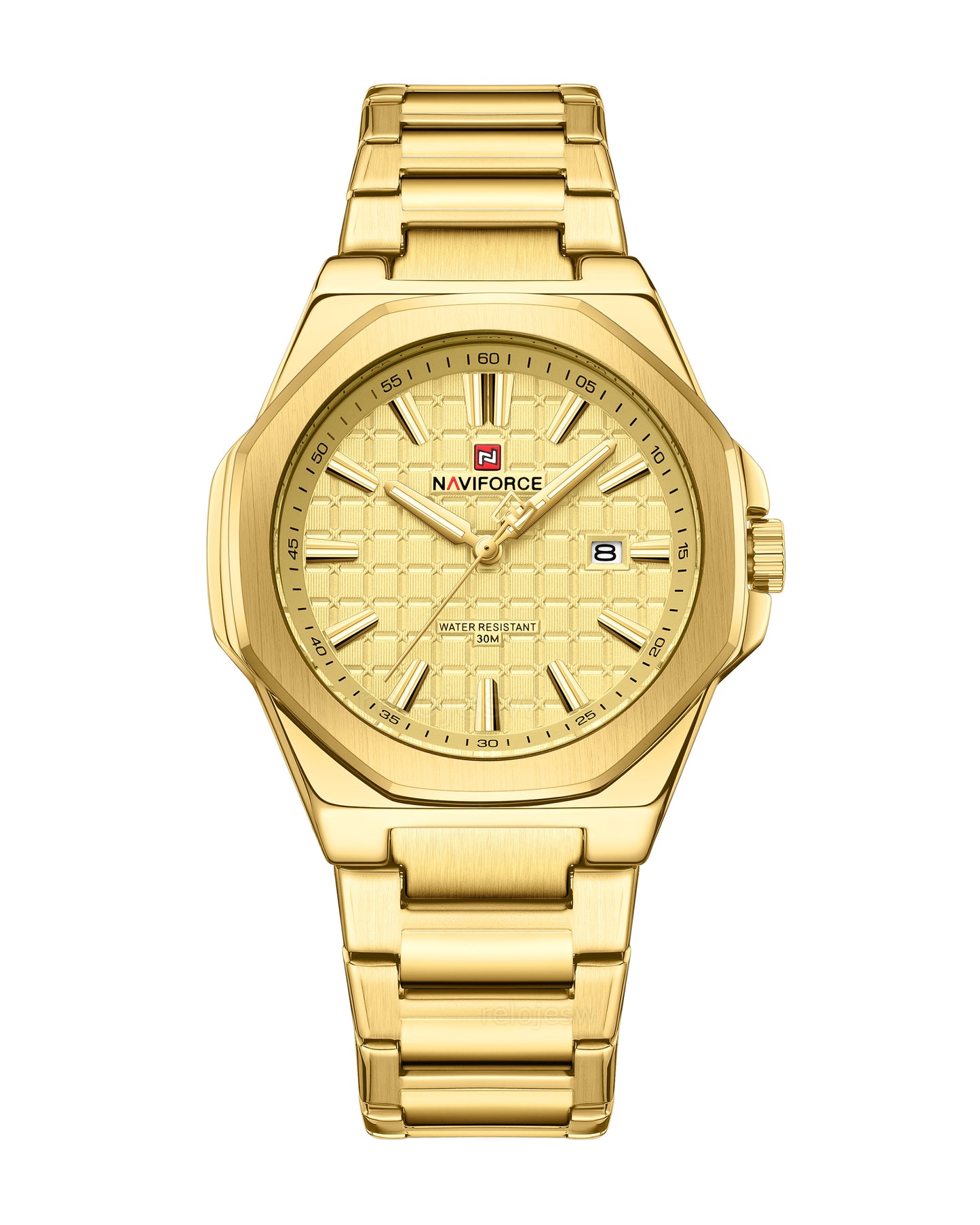 Reloj Naviforce Hombre Dorado NF9258-DODO