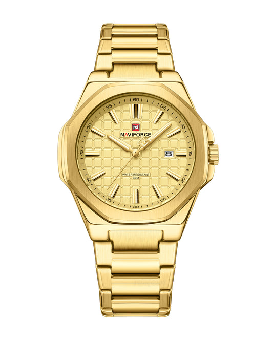Reloj Naviforce Hombre Dorado NF9258-DODO