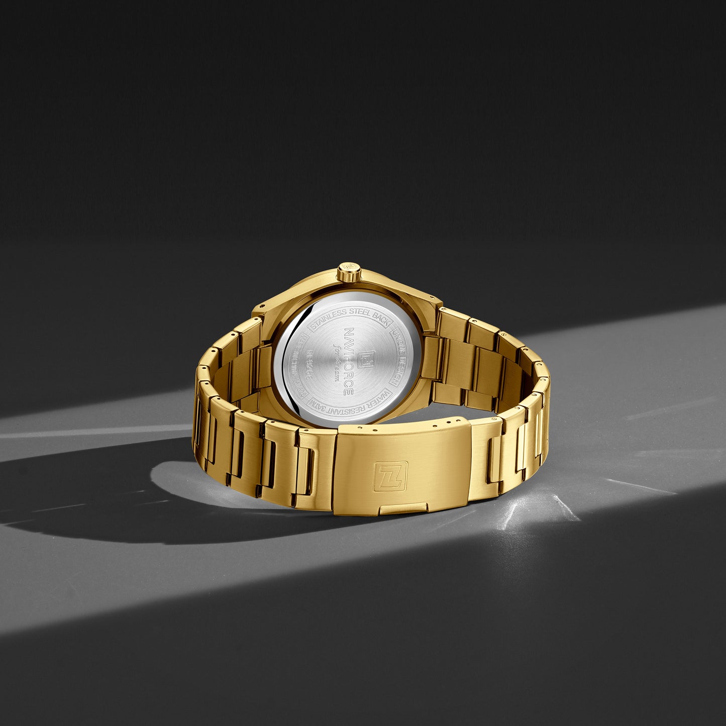 Reloj Naviforce Hombre Original Dorado NF9268-DODO