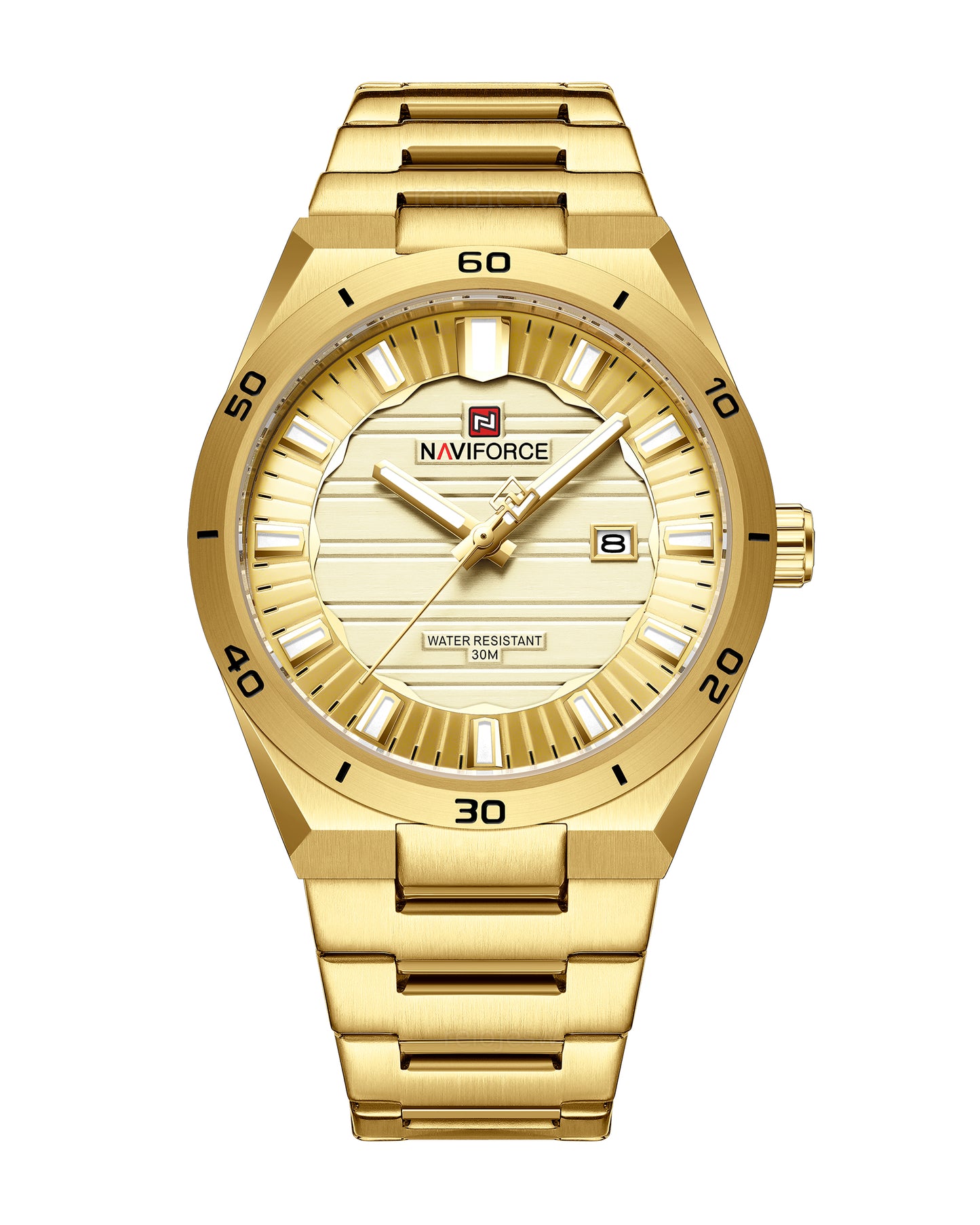 Reloj Naviforce Hombre Dorado NF9268-DODO