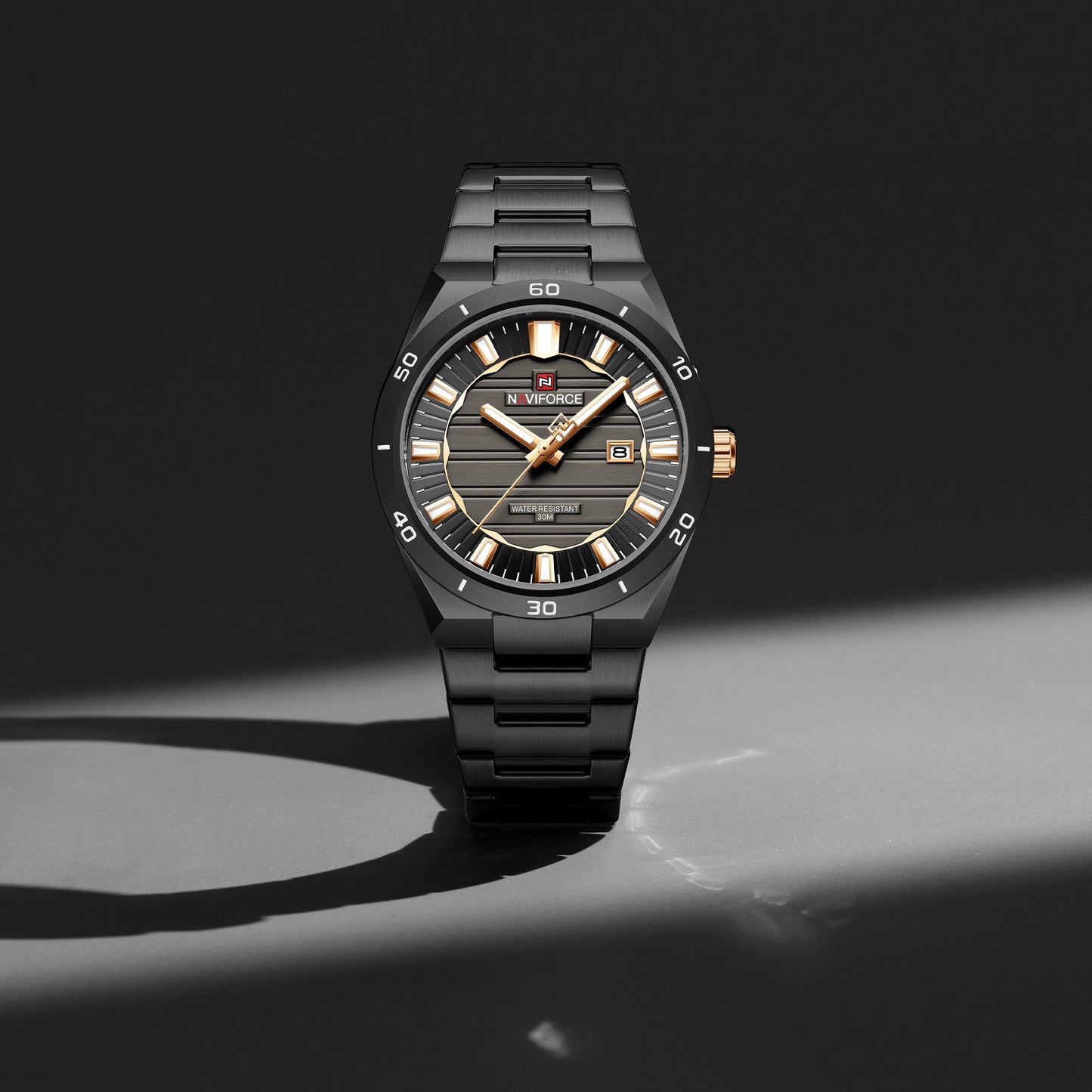 Reloj Naviforce Hombre Original Negro NF9268-NEOR