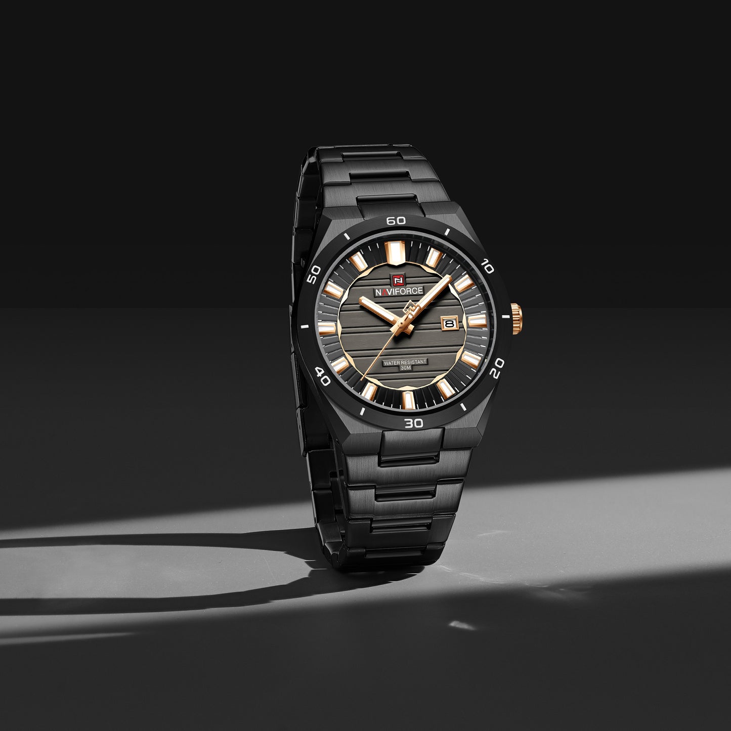Reloj Naviforce Hombre Original Negro NF9268-NEOR