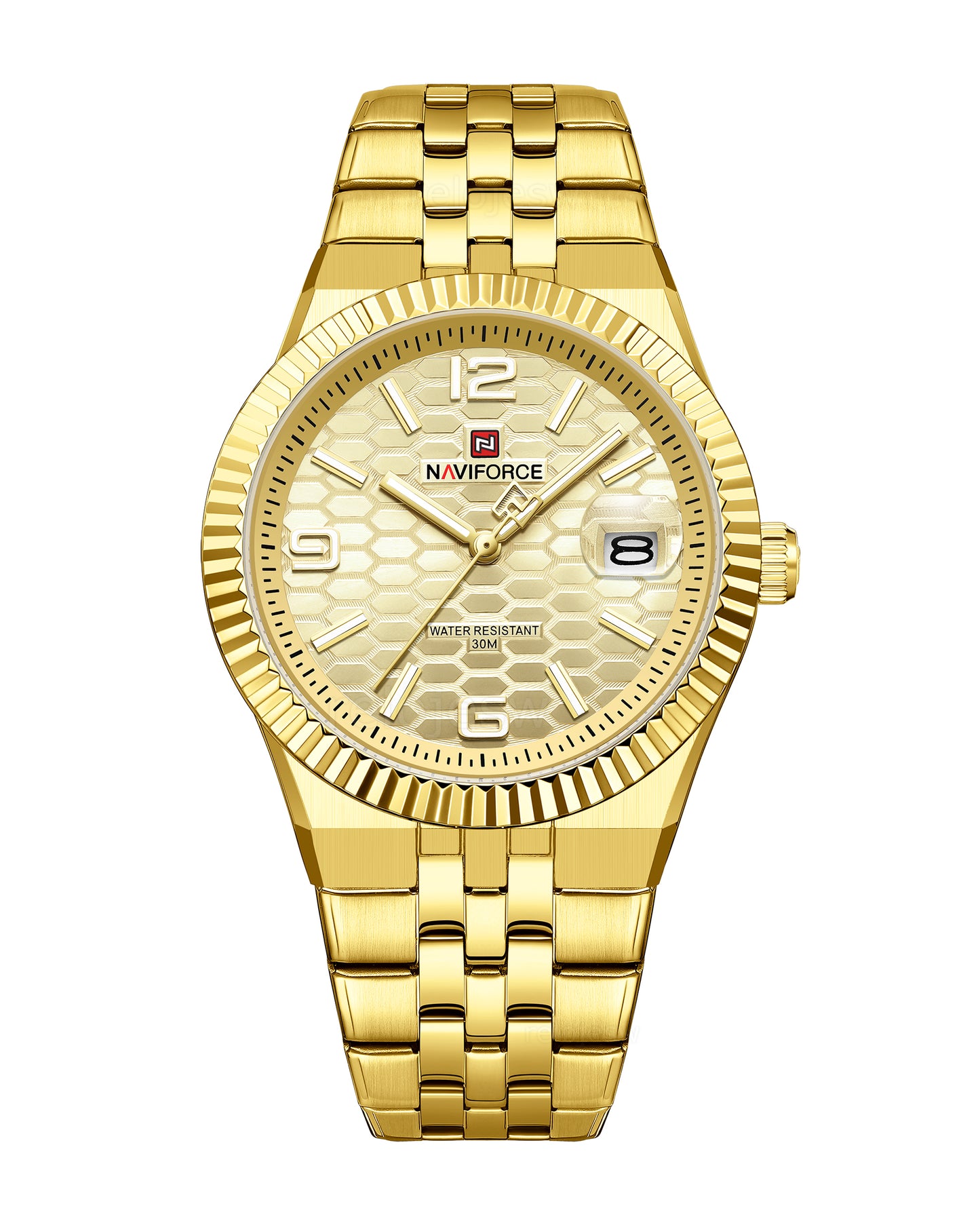 Reloj Naviforce Hombre Original Dorado NF9277-DODO