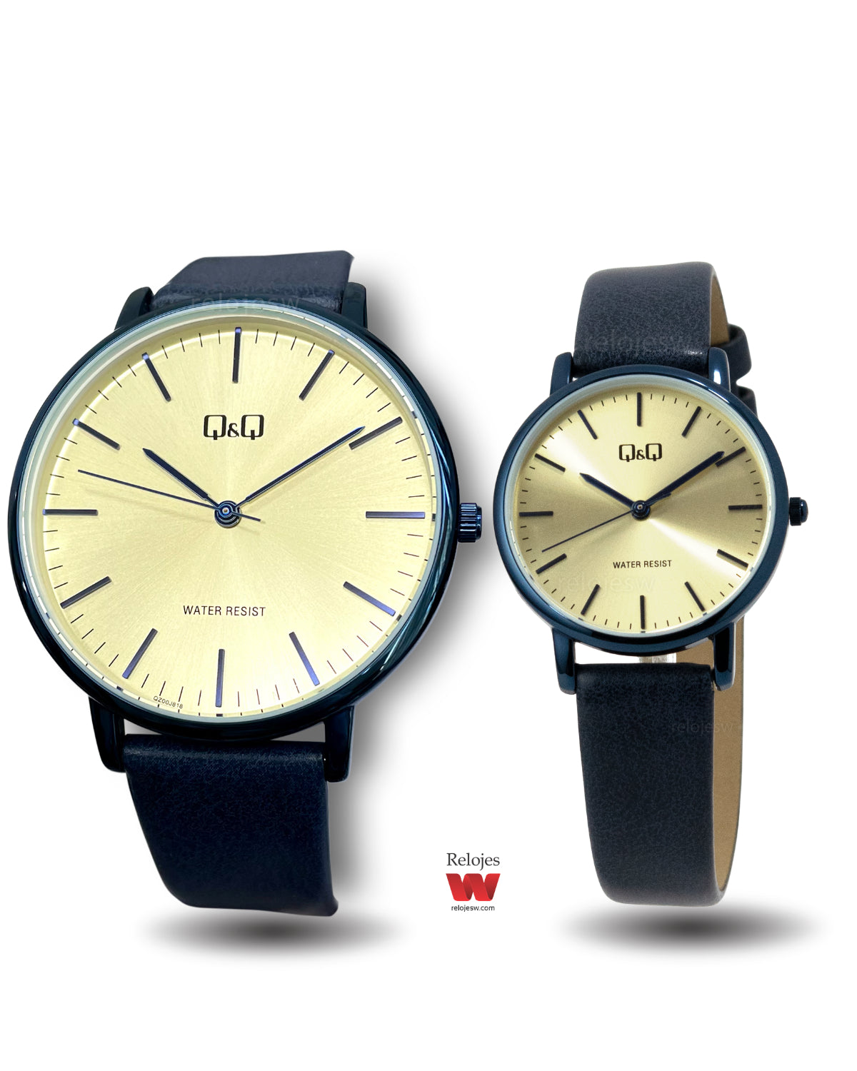 Reloj Q&Q Pareja Azul QZ00J818Y-QZ01J818Y