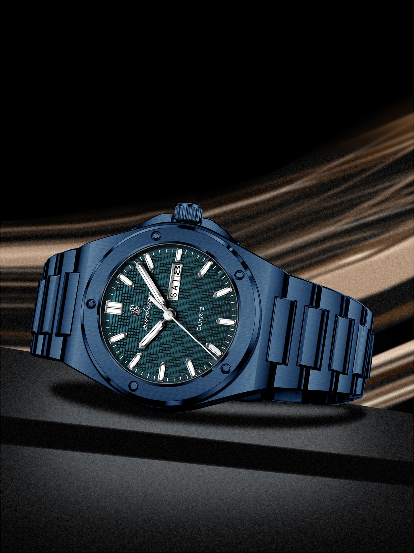 Reloj Poedagar Hombre Azul PG-696-AZAZ