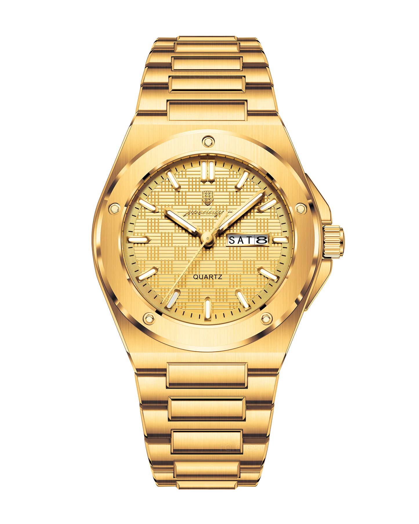 Reloj Poedagar Hombre Original Dorado PG-696-DODO
