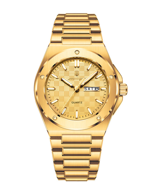 Reloj Poedagar Hombre Dorado PG-696-DODO