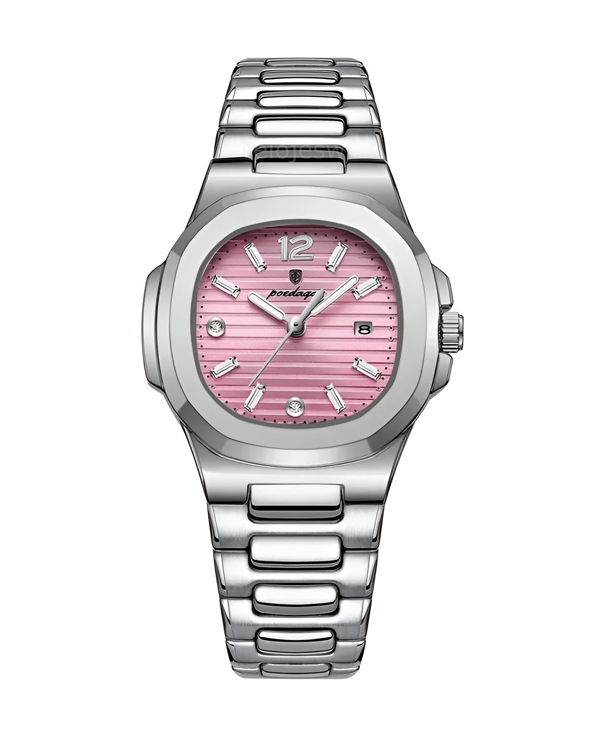 Reloj Poedagar Mujer Plateado PG-708-PLRS