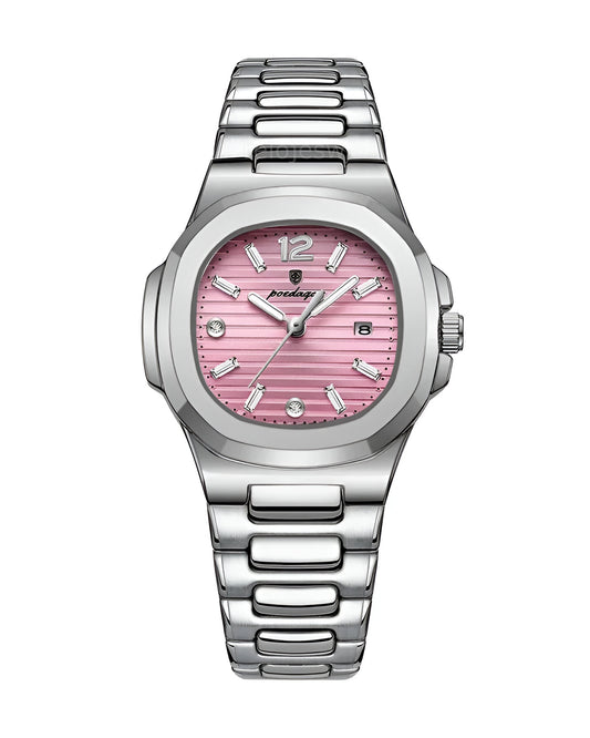Reloj Poedagar Mujer Plateado PG-708-PLRS