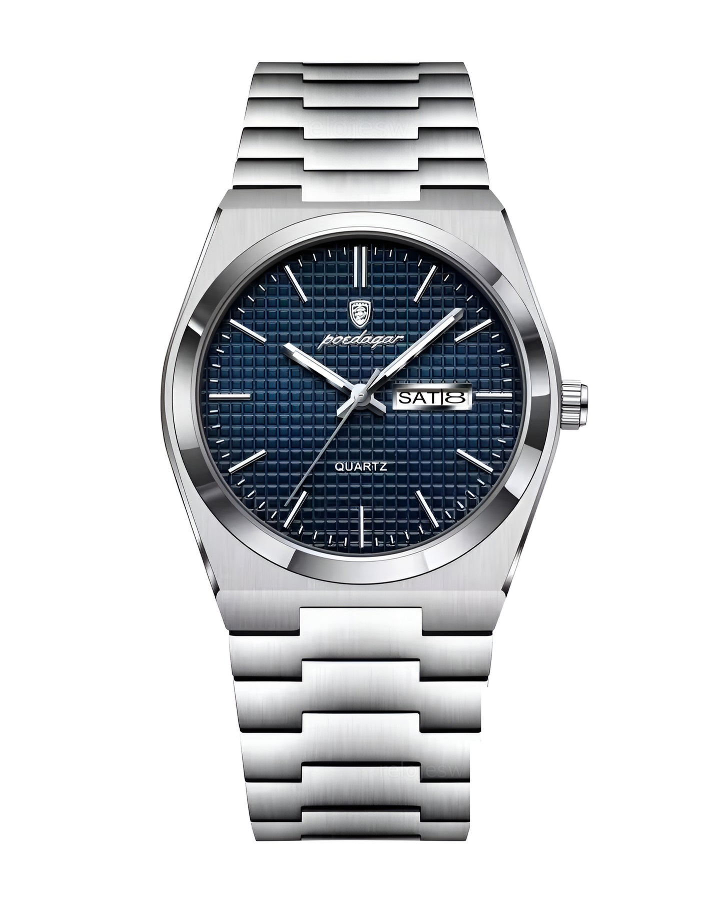 Reloj Poedagar Hombre Original Dorado PG-821-PLAZ