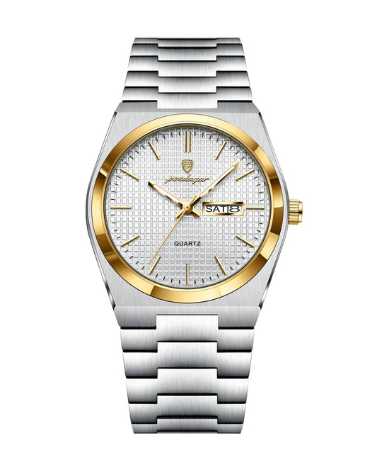 Reloj Poedagar Hombre Plateado PG-821-PLPL
