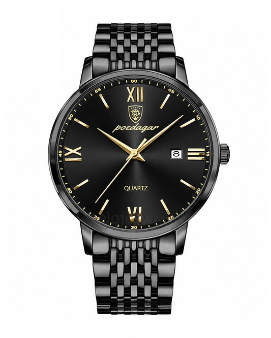 Reloj Poedagar Hombre Original Negro PG-836-NENEAM