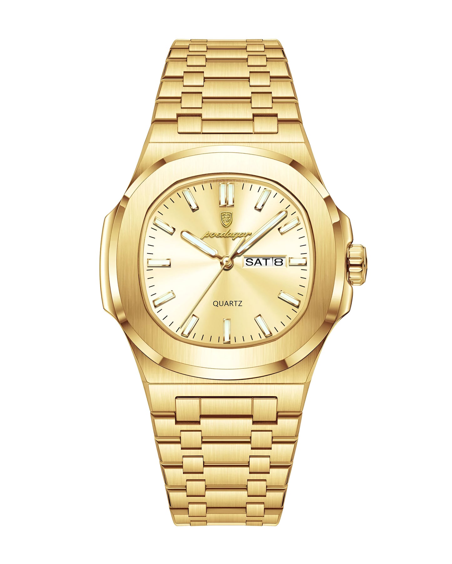 Reloj Poedagar Hombre  Dorado PG-853-DODO