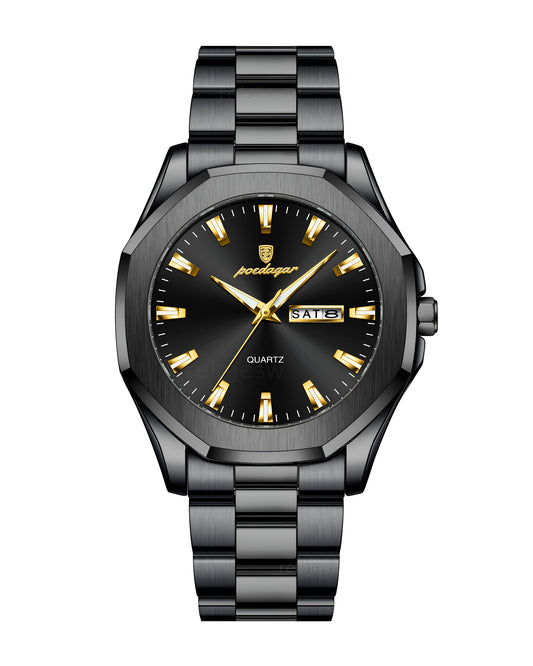 Reloj Poedagar Hombre Negro PG-875-NENE