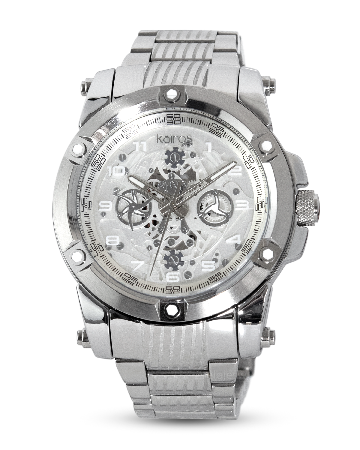 Reloj Kairos Hombre Plateado PR6300-2