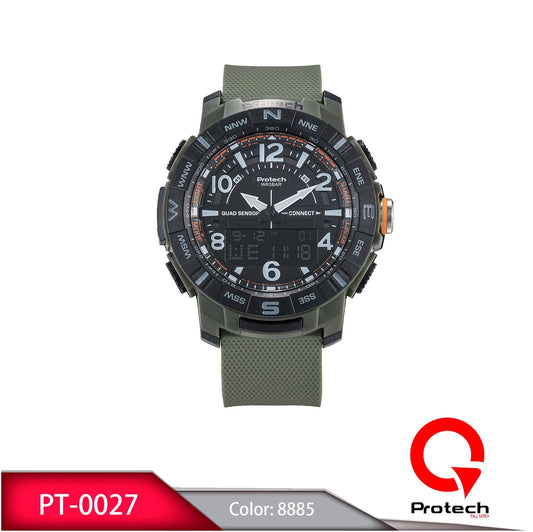 Reloj Loto Hombre Verde Negro PT-0027-VENE