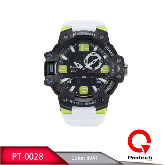 Reloj Loto Hombre PT-0028 Blanco Negro