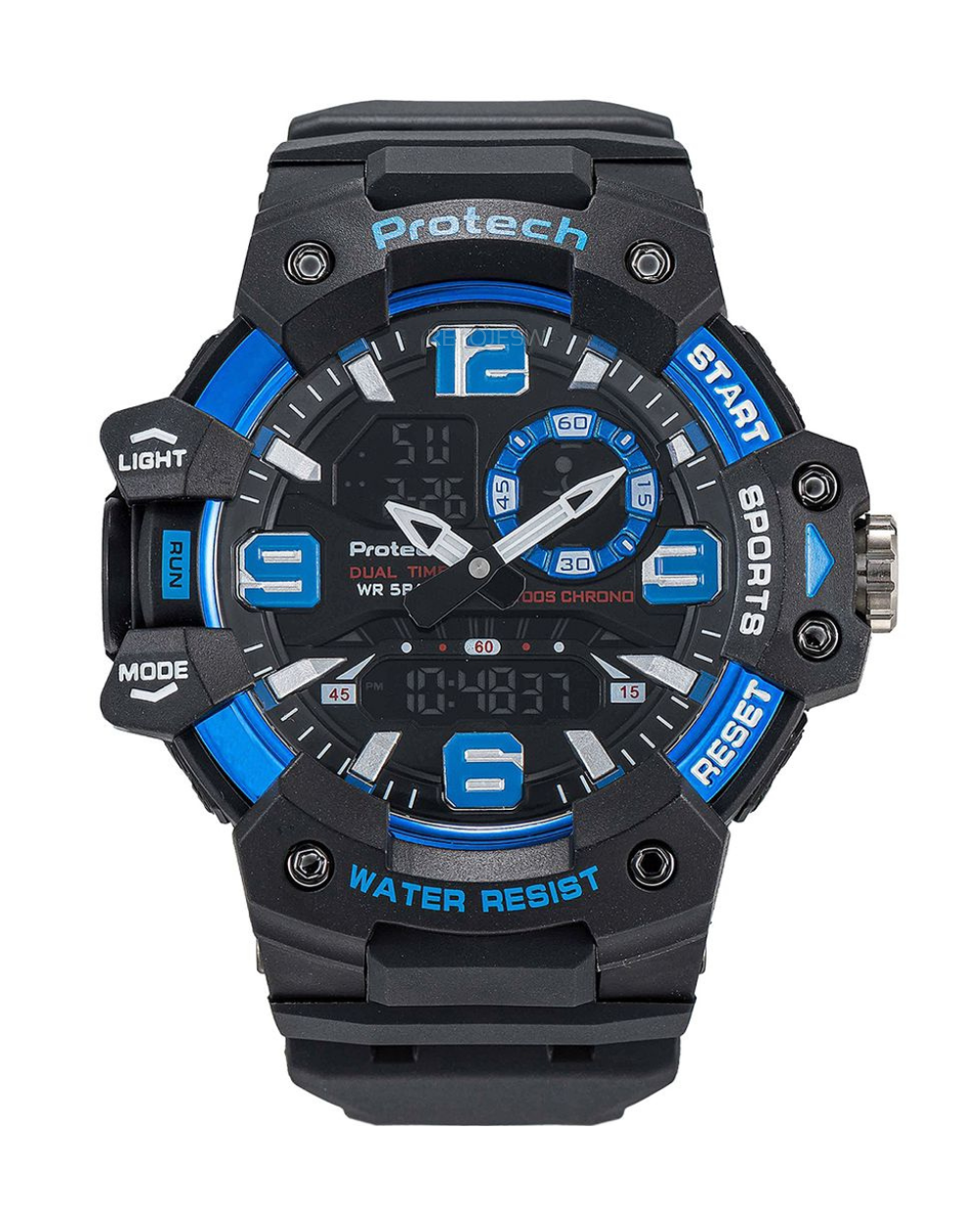Reloj Loto Hombre Negro Azul PT-0028-NEAZ