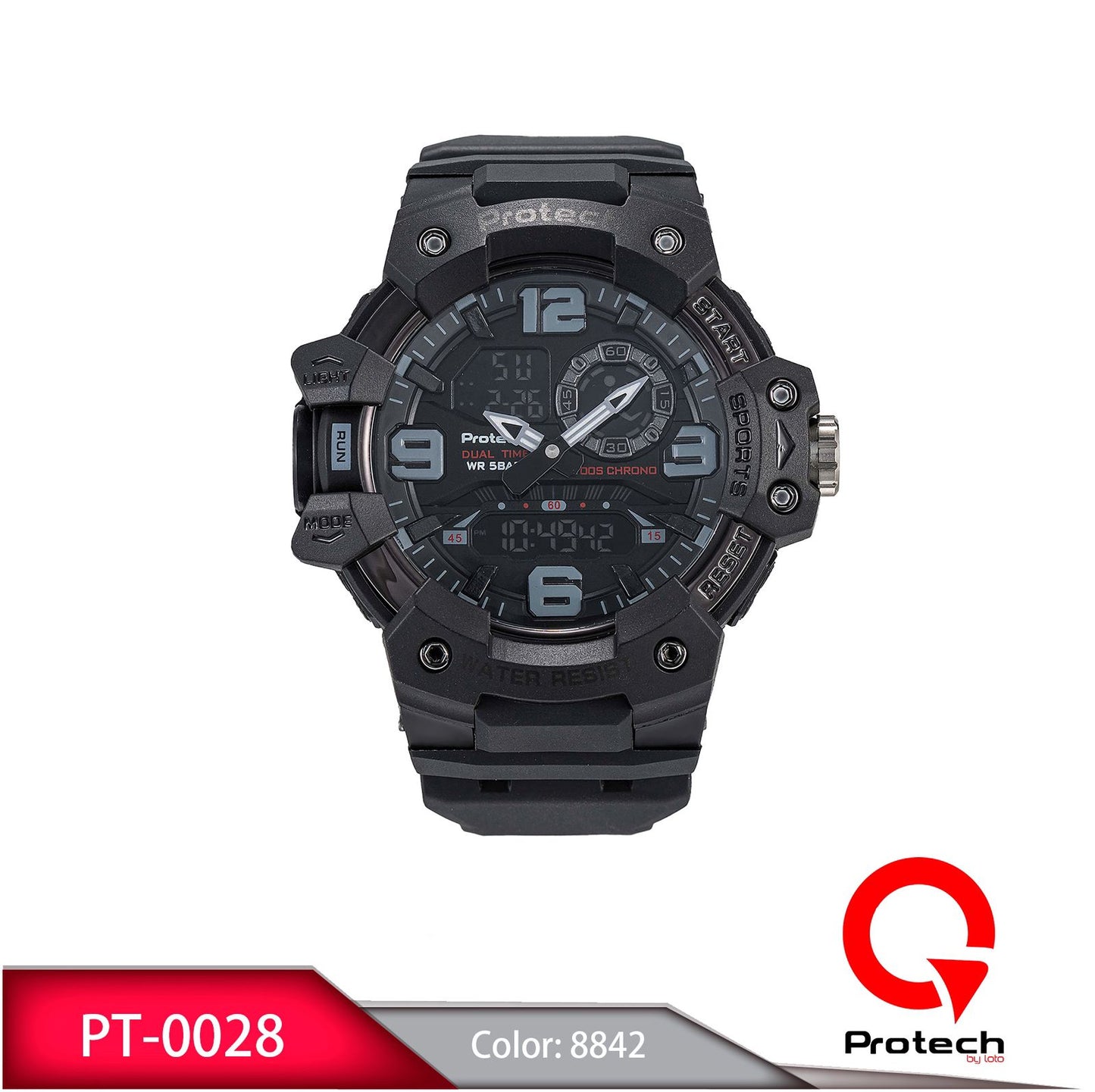 Reloj Loto Hombre Negro PT-0028-NENE