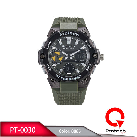 Reloj Loto Hombre Verde Negro PT-0030-VENE