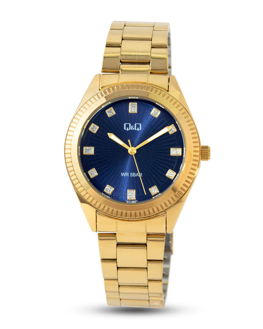 Reloj Q&Q Mujer Dorado Q01C004Y