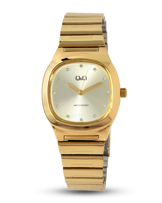 Reloj Q&Q Mujer Dorado Q02C002Y