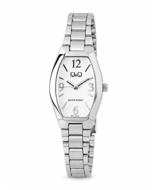 Reloj Q&Q Mujer Original Plateado Q06A001Y