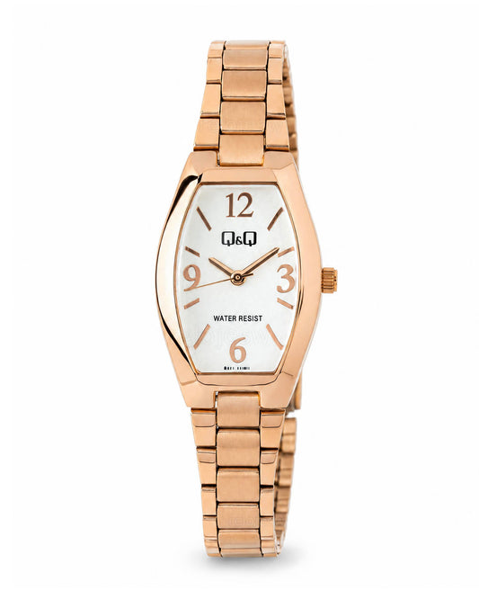 Reloj Q&Q Mujer Original Oro Rosa Q06A003Y