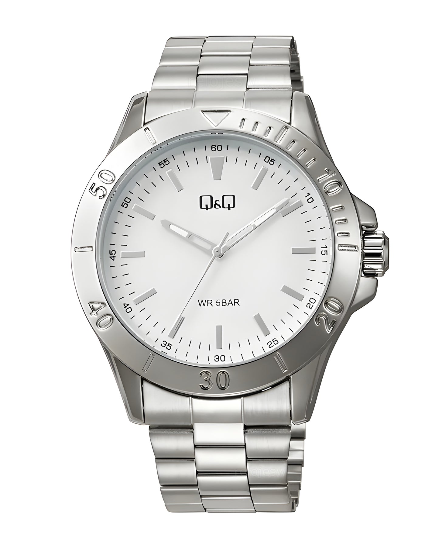 Reloj Q&Q Hombre Original Plateado Q07C002Y
