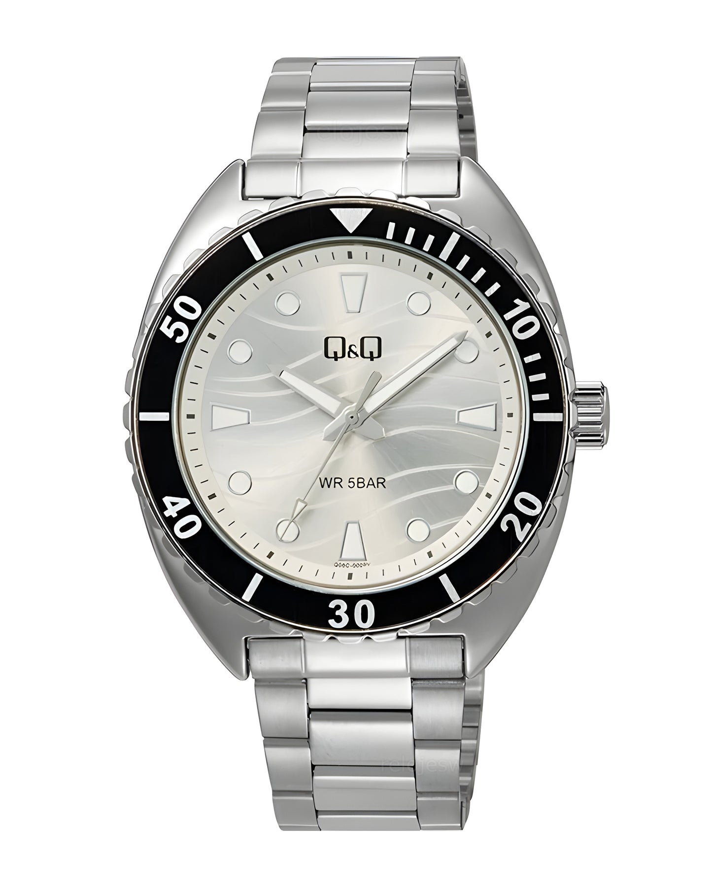 Reloj Q&Q Hombre Original Plateado Q08C002Y