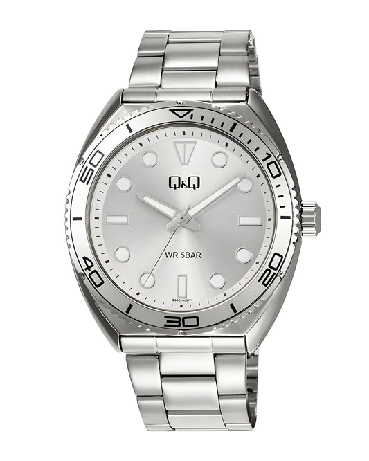 Reloj Q&Q Hombre Original Plateado Q09C002Y