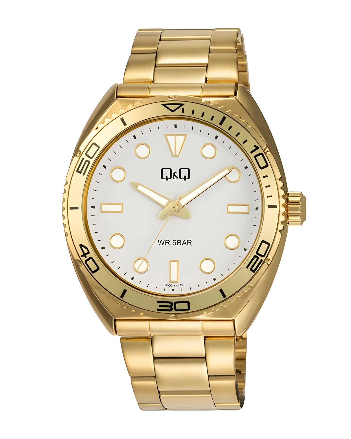 Reloj Q&Q Hombre Original Dorado Q09C004Y