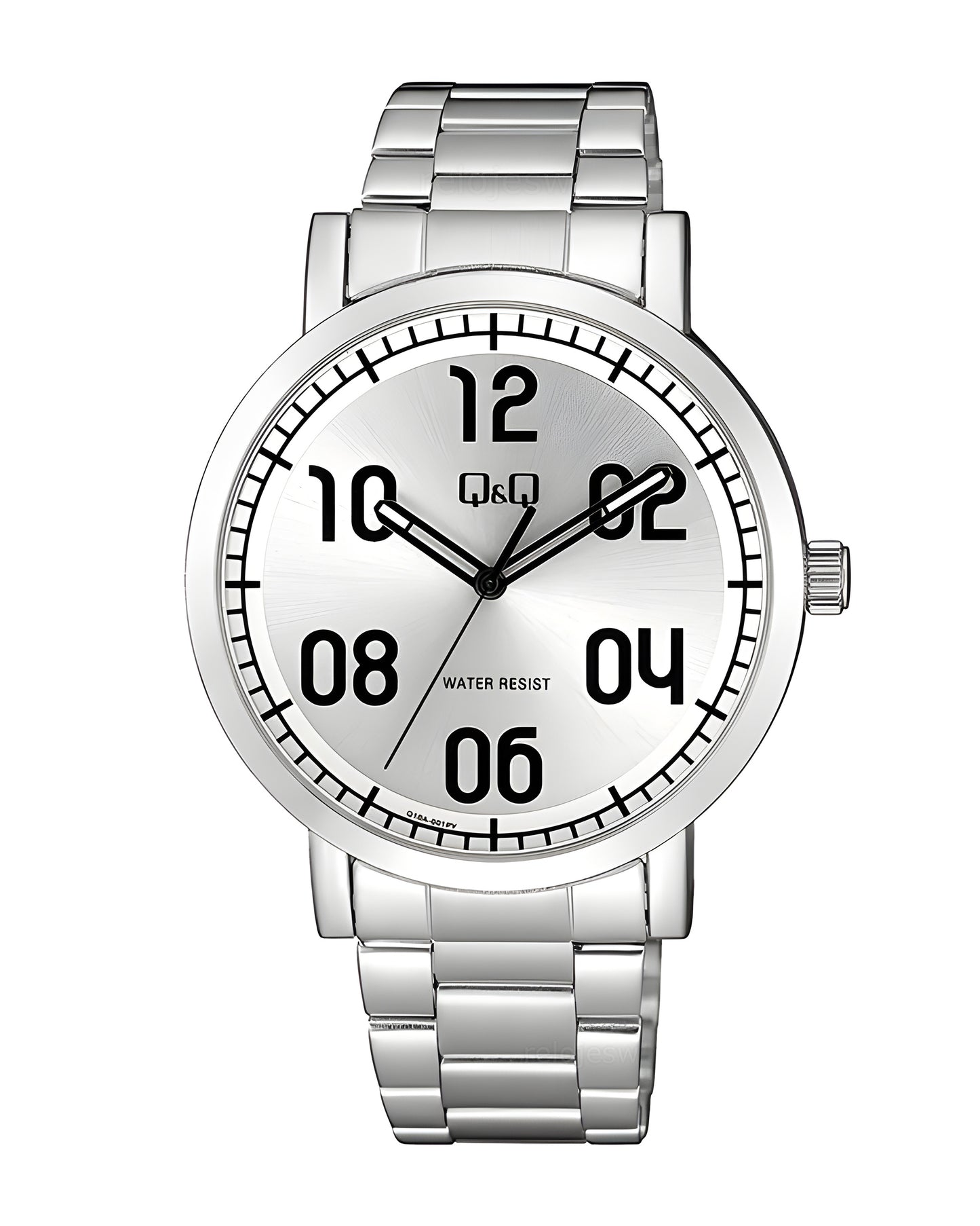 Reloj Q&Q Hombre Original Plateado Q10A001Y