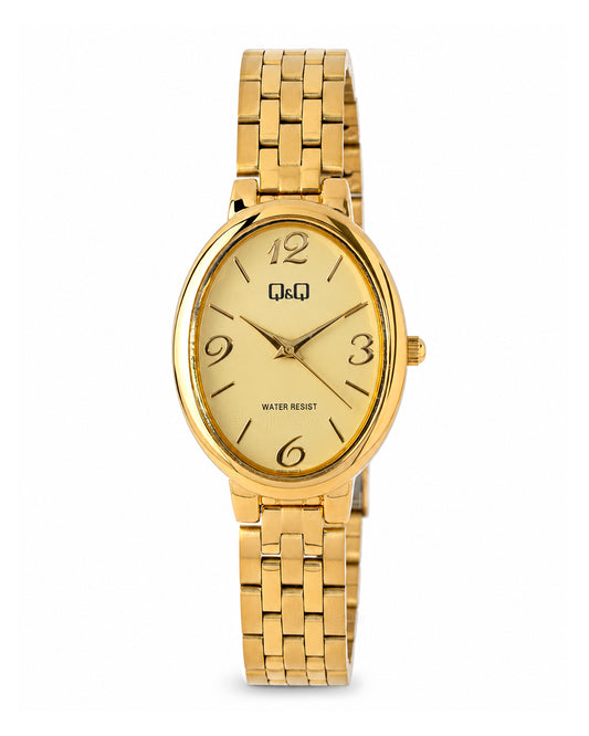 Reloj Q&Q Original Mujer Dorado Q10C002Y
