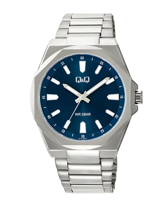 Reloj Q&Q Hombre Plateado Q11C003Y
