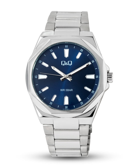 Reloj Q&Q Hombre Plateado Q11C003Y