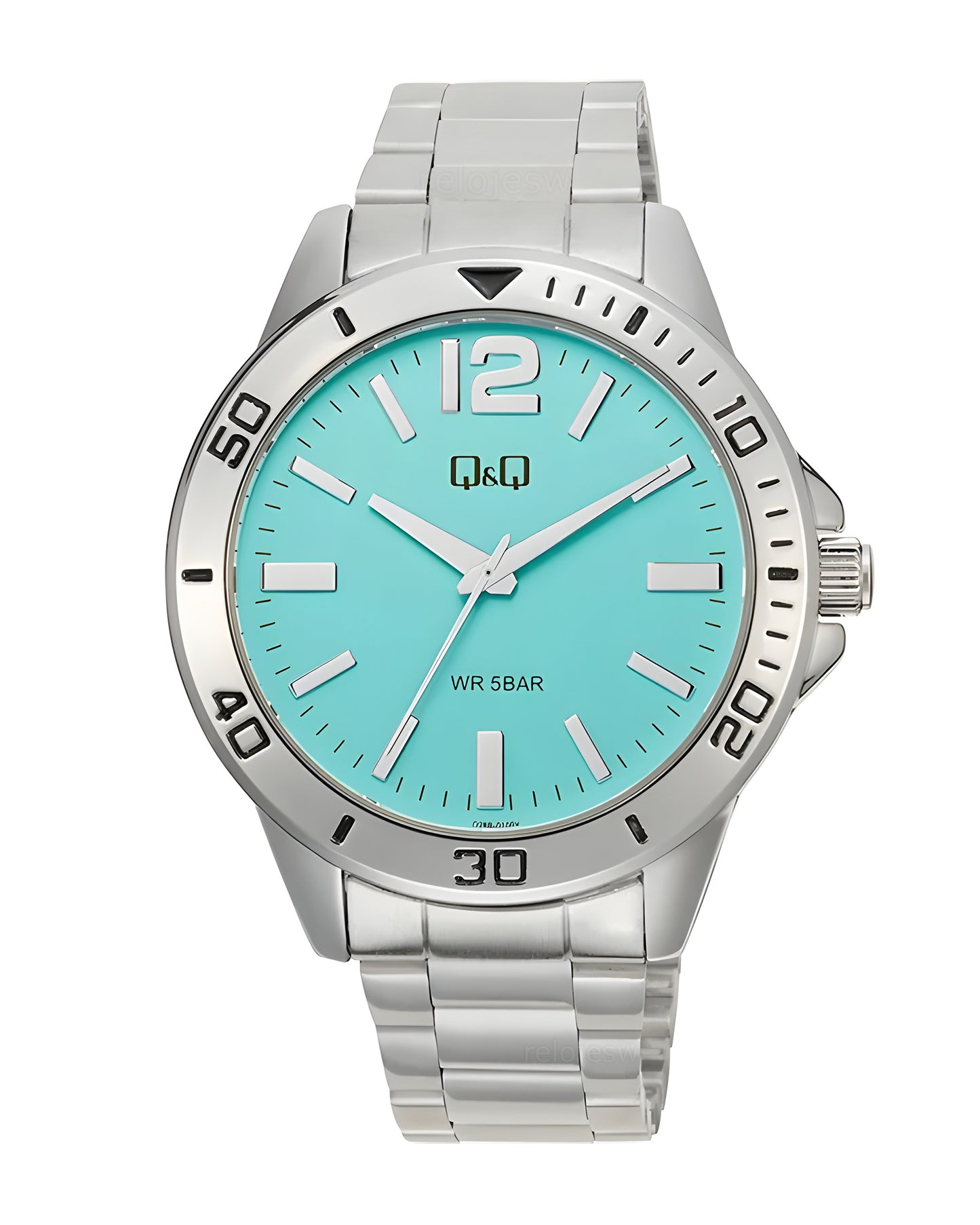 Reloj Q&Q Hombre Original Plateado Q28B010Y