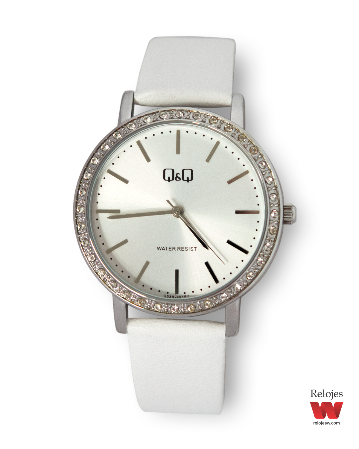 Reloj Q&Q Mujer Blanco Plateado Q33B001Y